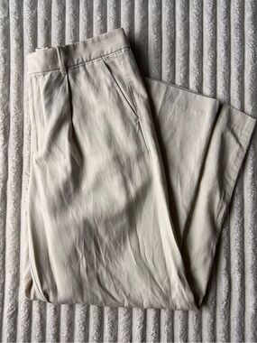 Madewell Cream Chinos - Clean Straight Leg